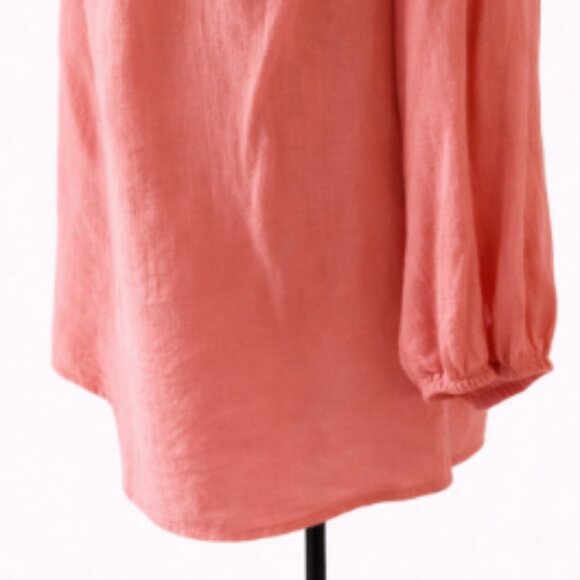 CJ Banks Coral Smocked Shoulder Blouse – Size XL - Picture 7 of 7